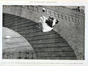 The Gin-Crazed Girl Commits Suicide, plate 8 of 